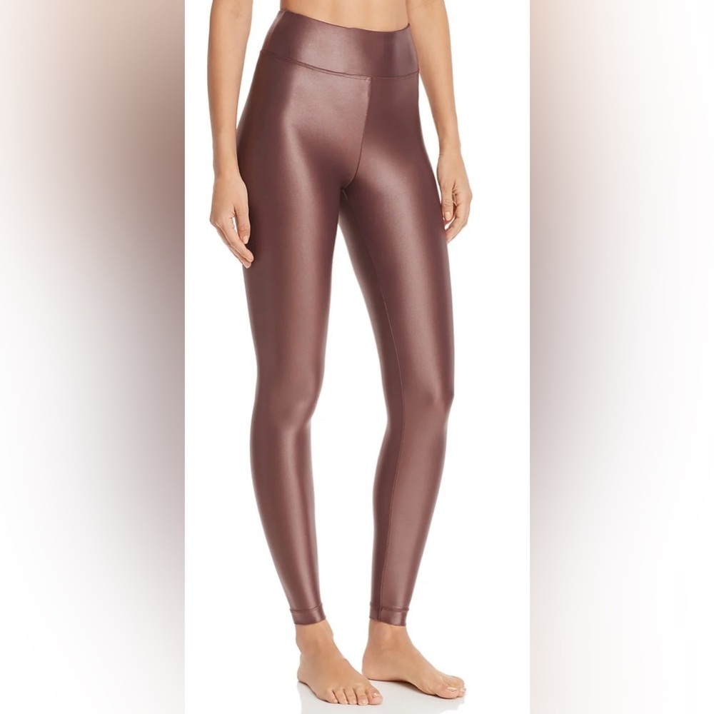 KORAL Lustrous High Rise Leggings Marsala Size M EUC
